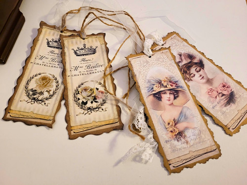 Vintage lesezeichen - vintage,