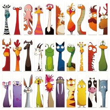 Lesezeichen 30 Stück Bunte