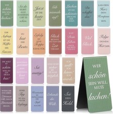 24 Magnetische Lesezeichen mit