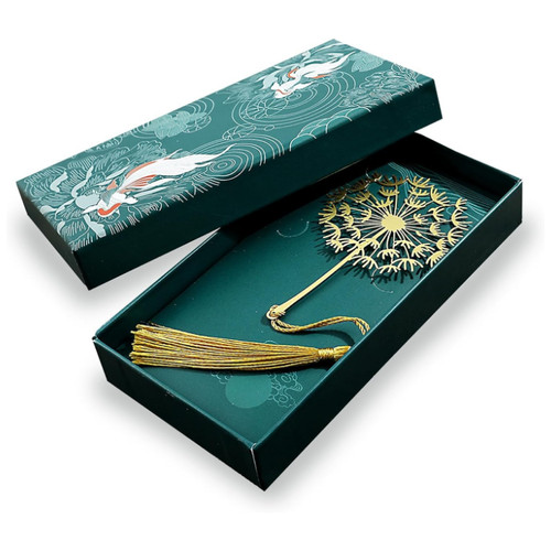 Metall lesezeichen geschenkbox - metall,