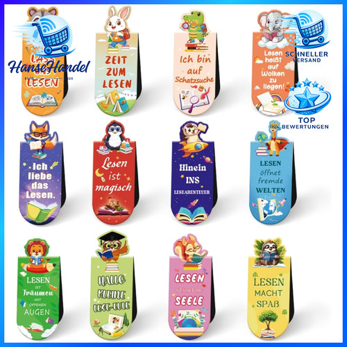 Magnetische lesezeichen mit - magnetische,