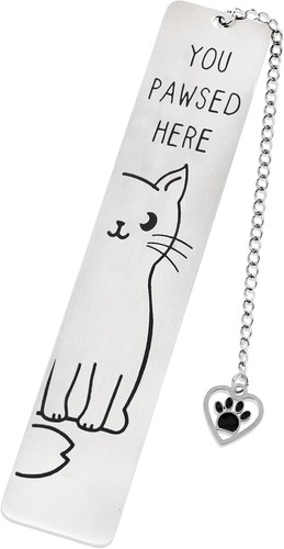 Metall lesezeichen katze - metall,