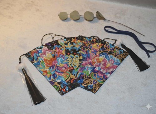 Diamond painting lesezeichen - painting,