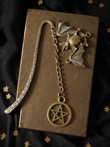 Lesezeichen aus metal - metal, bronze