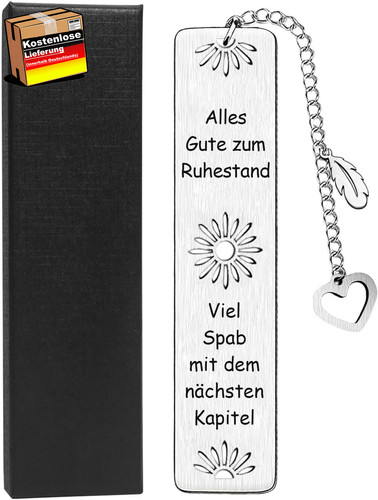 Lesezeichen edelstahl filigran - lesezeichen,