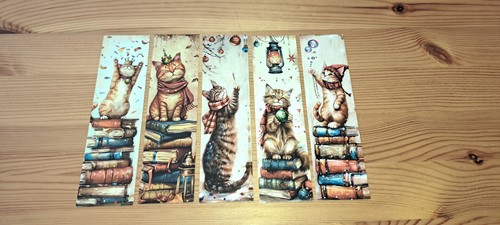 Fünf tolle katzen lesezeichen - tolle,