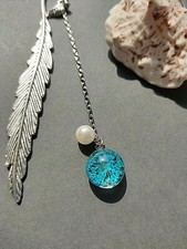 Lesezeichen Metall Blume