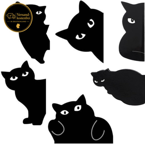 Magnetische lesezeichen katzen - lesezeichen,
