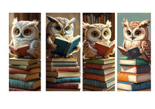 Lesezeichen Eule 1-4er Set