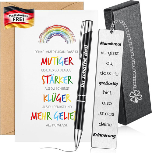 Inspirierendes lesezeichen set - inspirierendes,