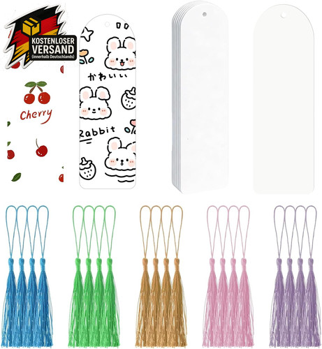 Lesezeichen basteln set mit - basteln,