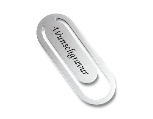 Lesezeichen mit gravur - mit,